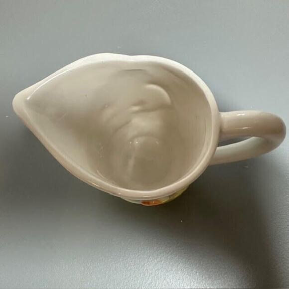 Vintage Home Presents Orange Calico Cat Creamer Whimsical Easter Spring - Picture 5 of 6